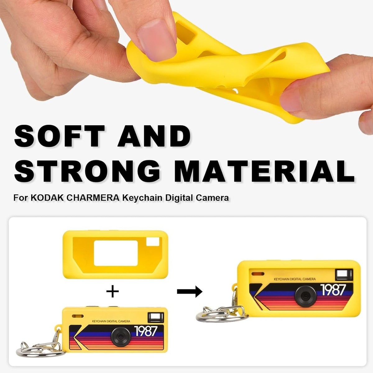 Silicone Case for Kodak CHARMERA Keychain Digital Camera Blind Box
