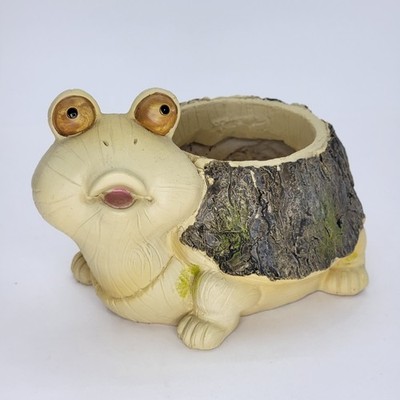 Turtle planter pot 3'' depth, 2.75'' x 2.5'' opening, flower succulent plant