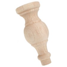 Base a colonna decorativa francese in legno gambe rotonde per mobili fine tavolo