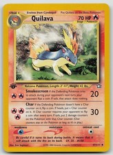 Pokemon Quilava 47/111 Neo Genesis Uncommon 1st Edition LP+ on eBay