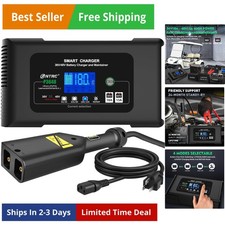 18 Amp 36 Volt Golf Cart Battery Charger for EZGO TXT with D Style Plug, 36V-...