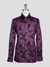 NEW KITON VIOLET COTTON SHIRT US 16.5 - EU 42 SKE84