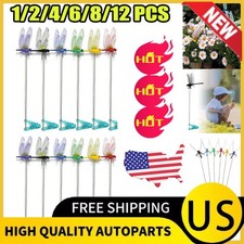 Fake Dragonfly Rod Clip Insect Repellent 3D Artificial Dragonfly 1/2/6/8/12Pcs