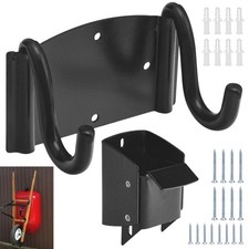 AMTHKNO Wheelbarrow Storage Bracket - 90 lbs Capacity, Use for Most Black 