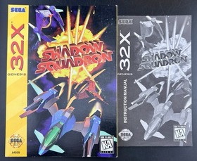 Shadow Squadron (Sega 32X, 1995) In Box with Manual