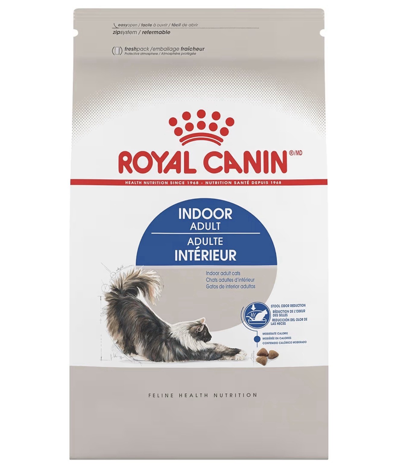 Royal Canin Feline Health Nutrition Indoor Adult Dry Cat Food, 7 lb Bag