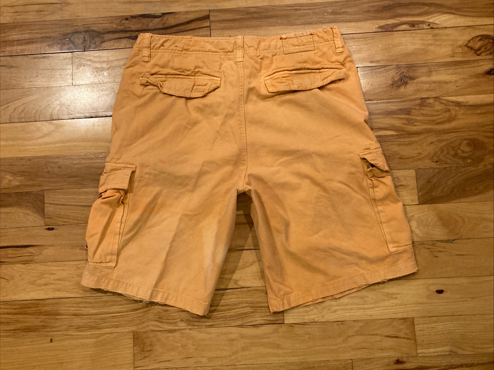 American Eagle Cargo Orange Drawstring Shorts Com… - image 4