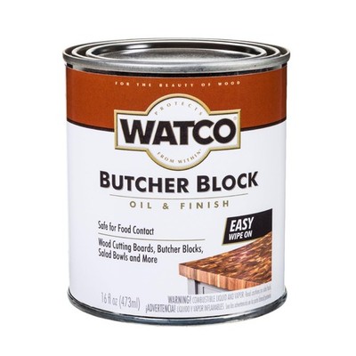 Butcher Block Oil & Finish | Safe For Food Contact | Easy Wipe On Application...