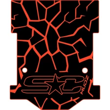 2014-2024 Polaris RZR XP S Trail 1000 SCMudz 2/4 Seat Bed Mat Black/Orange