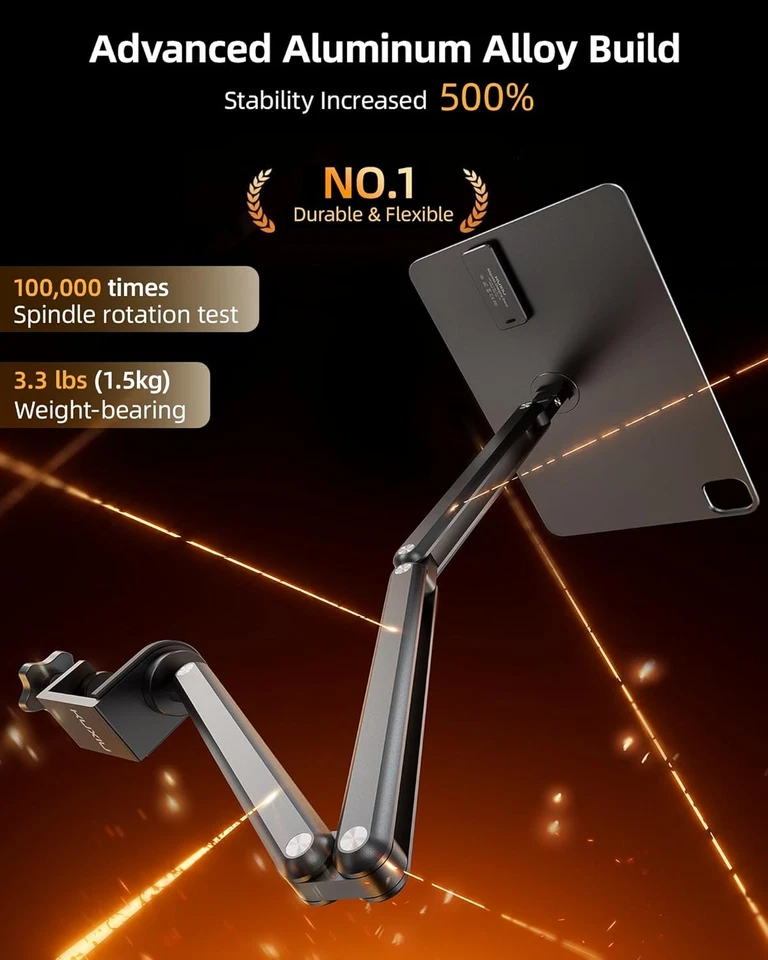 Magnetische Ladestation für iPad Pro 11" 13", Aluminium-Halterung Tablet-Ständer - Bild 4 von 4