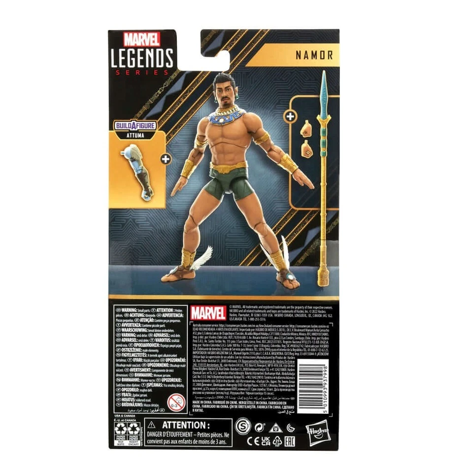 Namor. Marvel Legends Series. Black Panther: Wakanda Forever Hasbro - Imagen 4 de 4