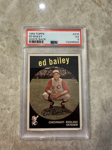 1959 Ed Bailey [White Back] #210