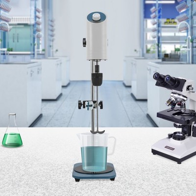 Digital Overhead Stirrer Mixer Lab Electric Stirrer w/Timing 100-2000RPM 10L