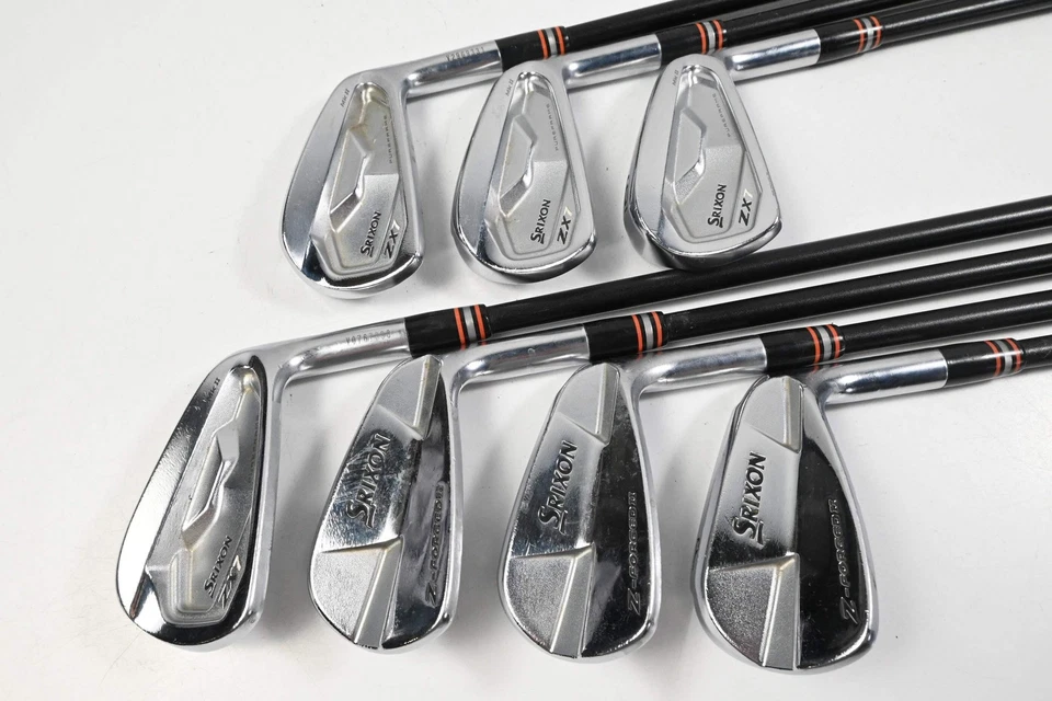 Srixon ZX7 MK II Irons 2023 / 4-PW / Stiff Flex LA Golf L-Series Shafts - Image 2 of 4
