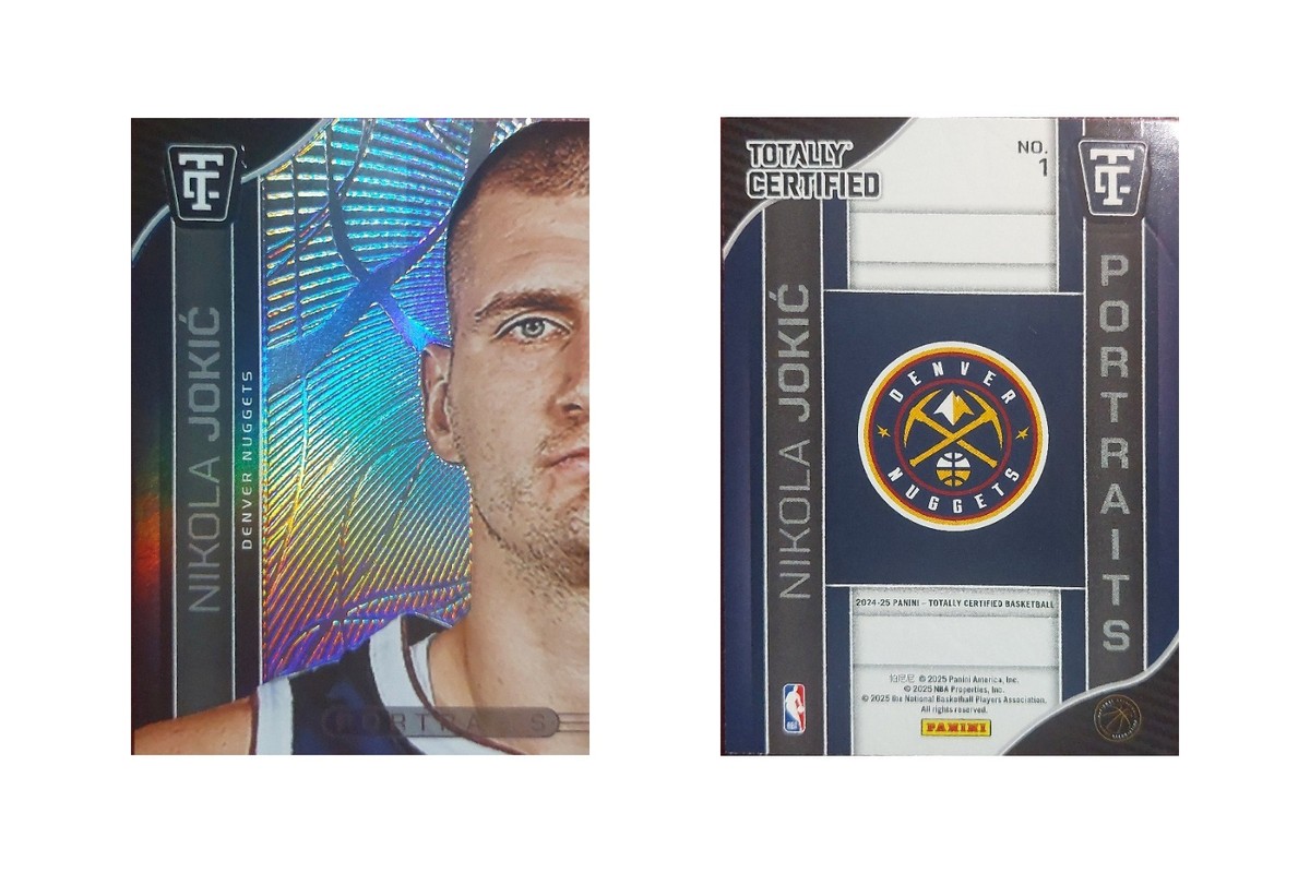 その他 15 Totally Certified Nikola Jokic RC /25 2024-25 Panini Totally Certified - Gold Team Nikola Jokić