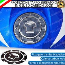 ADESIVO CARBON LOOK 3D PROTEZIONE TAPPO PER HONDA HORNET 600 (2011-2013)