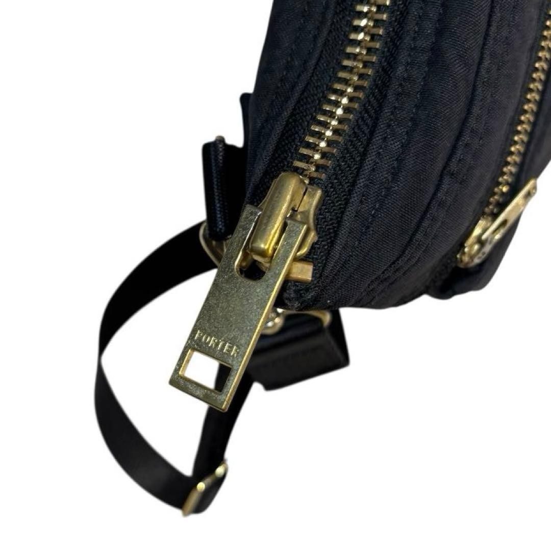Excellent Condition PORTER DRAFT Shoulder Bag Bla… - image 11