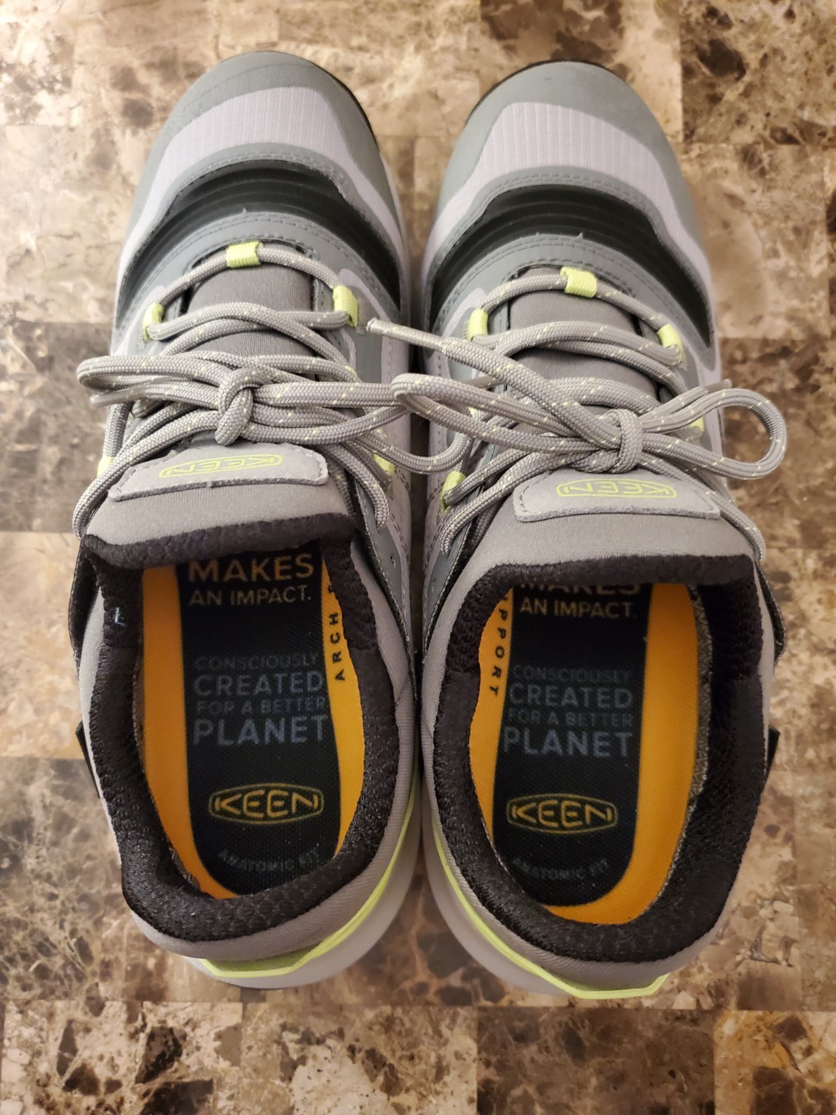 KEEN Scarpe da Escursionismo Donna 8.5 Impermeabili Outdoor Sneaker Basse Tempo Flex Grigio