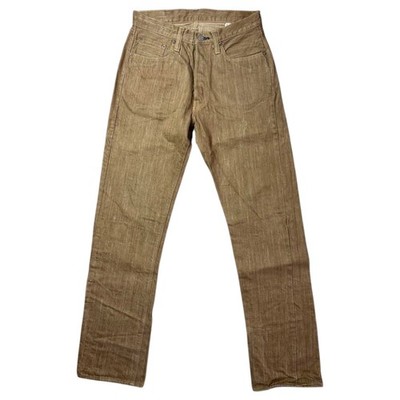 Sugar Cane SC40302 Brown Selvedge Denim Jeans 31x34 Made