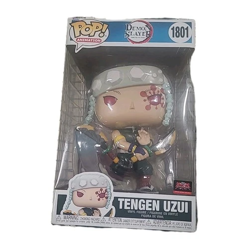 Funko Pop! Jumbo 10" Demon Slayer Tengen Uzui #1801 Figure Target Con Exclusive