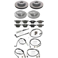 Febi Bremsscheiben + BelÄGe Vorne + Hinten Passend FüR Bmw 3Er E90 E91 E92 E93