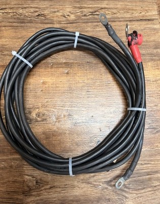 75 -125 hp Mercury Mariner Outboard BATTERY CABLES 12  set OPTIMAX 115 ELPTO