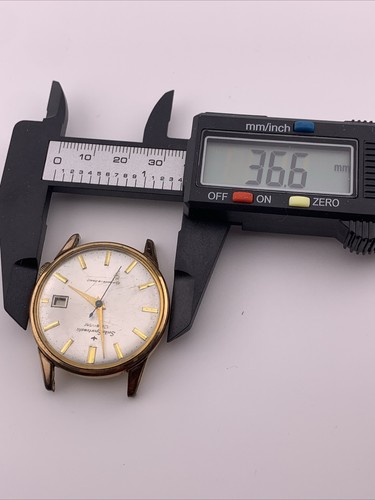 Seiko Sportsmatic Calendar Diashock 19 Jewels 36mm Case -For Parts Or Repair - Picture 7 of 8