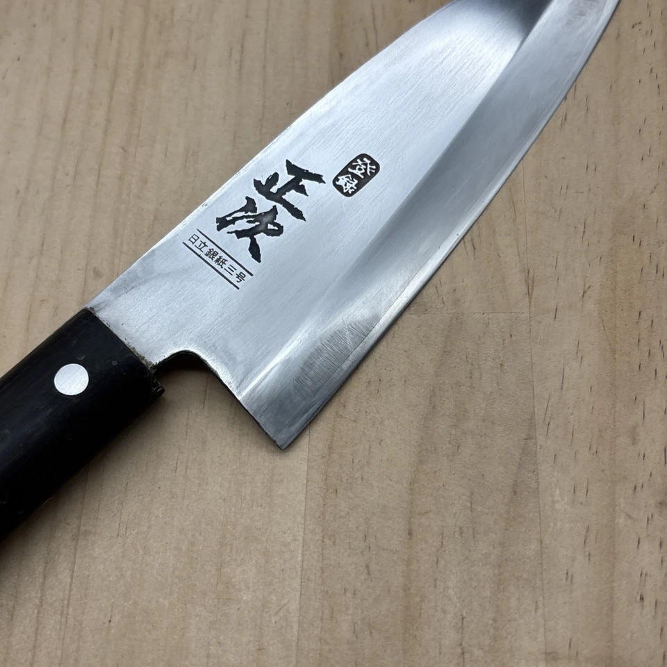 Usato Giapponese Dello Chef Kitchen Coltello 政次 Argento 3 Acciaio Deba 290/150 - Immagine 3 di 4