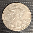 1941 Walking Liberty Half Dollar, 90% Silver, lightly Circulated, No Mint Mark