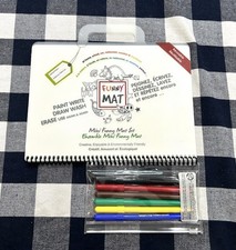 New Art Craft, Paint write draw wash erase, mini mat set, dry eraser board