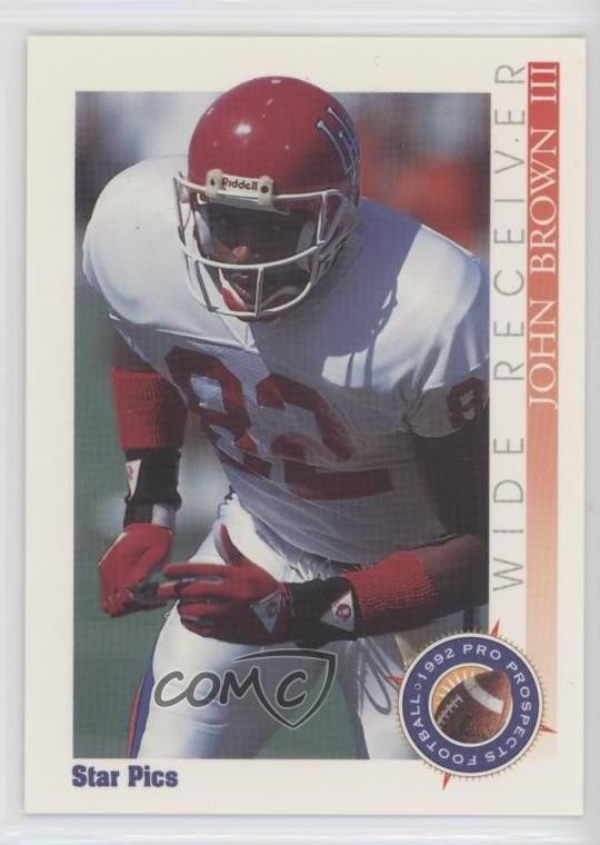 1992 Star Pics Auto John Brown III #24 Auto a8r