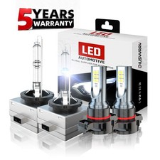 For Gmc Acadia Slt Sle 2007-2012 D1s 5202 Led Headlight High Low Fog Light Bulbs For Gmc Acadia Slt Sle 2007-2012 D1s 5202 Led Headlight High Low Fog Light Bulbs
