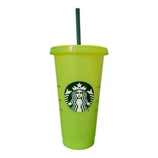 STARBUCKS Reusable Venti 24 Oz UV Activated Color Changing Cold