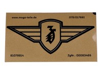 Aufkleber Schutzblech FlüGel Logo FüR ZüNdapp Bergsteiger, Automatic Mofa 442, 4