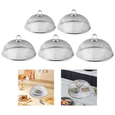 Stainless Steel Mesh Food Cover Mesh Screen Food Cover Dinner Plates Snacks