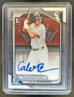2024 Bowman Draft Caleb Bonemer Chrome Auto 1st Prospect #CPA-CBO White Sox