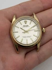 Vintage Rolex Oyster Perpetual 14K Gold Shell 6634 34mm Watch For Repair - Read