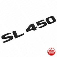 17-21 Mercedes SL 450 Letter Emblem Trunk Lid Logo Badge AMG Sport Gloss Black