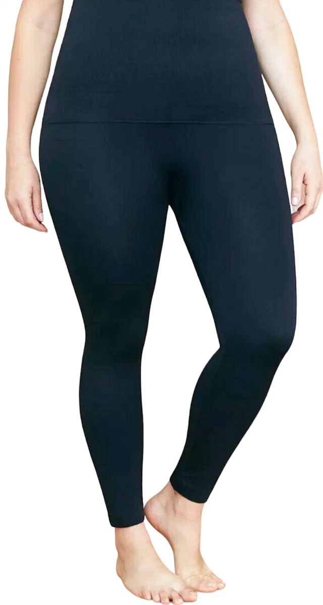 NEW LANE BRYANT BLACK ULTRA HIGH WAIST SHAPING SEAMLESS LEGGINGS