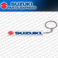 New Oem Suzuki Logo Flexible Rubber Key Chain Black 990a0-19112