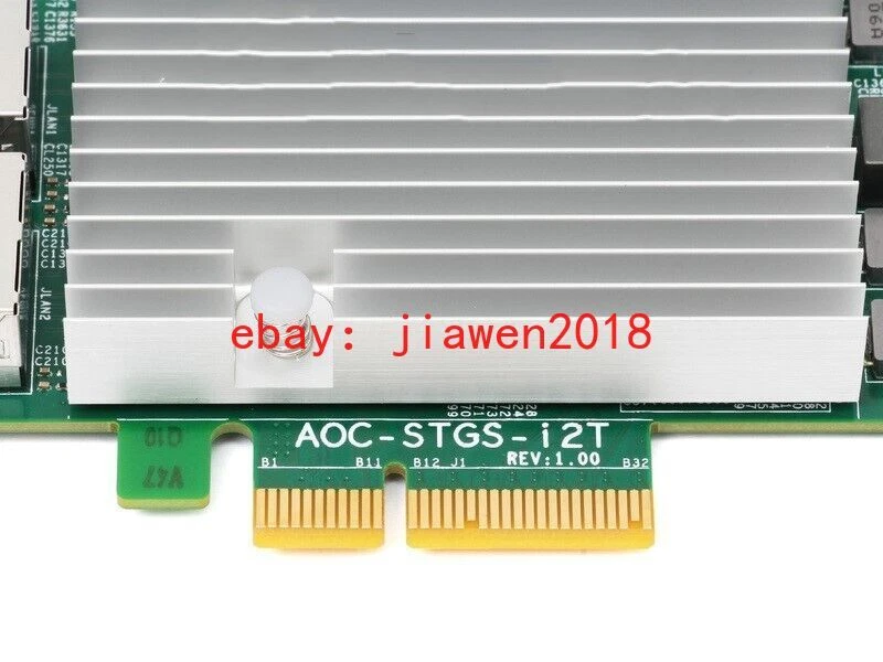 Supermicro AOC-STGS-I2T Intel X550-T2 Std LP 2-port 10G RJ45,Network Card - Image 3 of 4