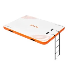 8x6' Non-Slip Inflatable Dock Platform w/Detachable Ladder&Portable Carrying Bag