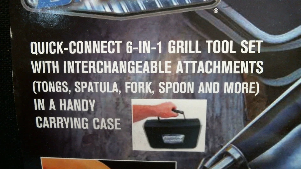 Grill Daddy 6 in 1 BBQ Grill Tool Set   (00108)  FS - Image 2 of 4