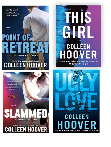 Colleen Hoover Collection 5 Book Set (Slammed, Point of Retreat