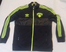 Adidas New York Knicks Track Jacket XL Extra Large Black NBA Basketball Original
