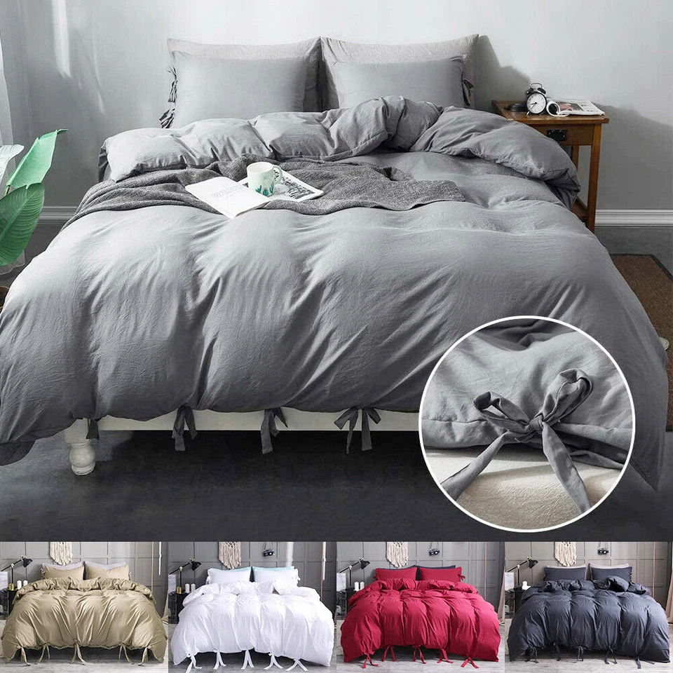 2 Piece Comforter Duvet Cover Set Microfiber Quilt Cover +Pillowcase Bedding Set - Image 2 of 4