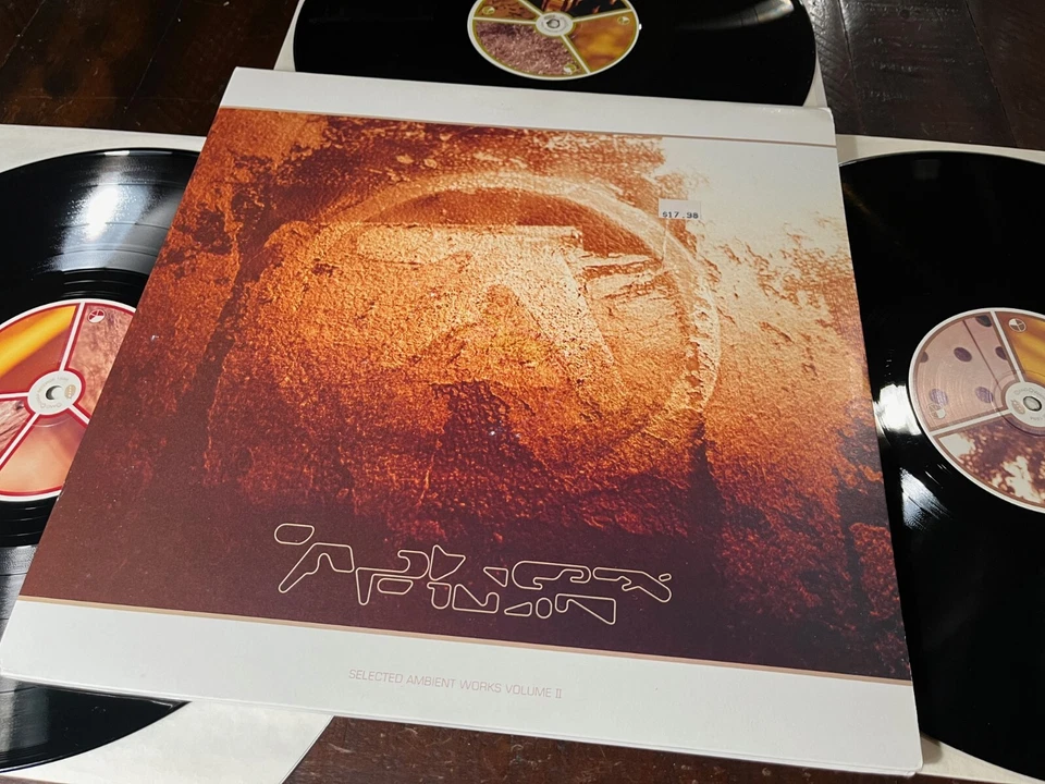 APHEX TWIN Selected Ambient Works Volume II OG 1st UK 3x LP Warp Records Techno - Image 2 of 4