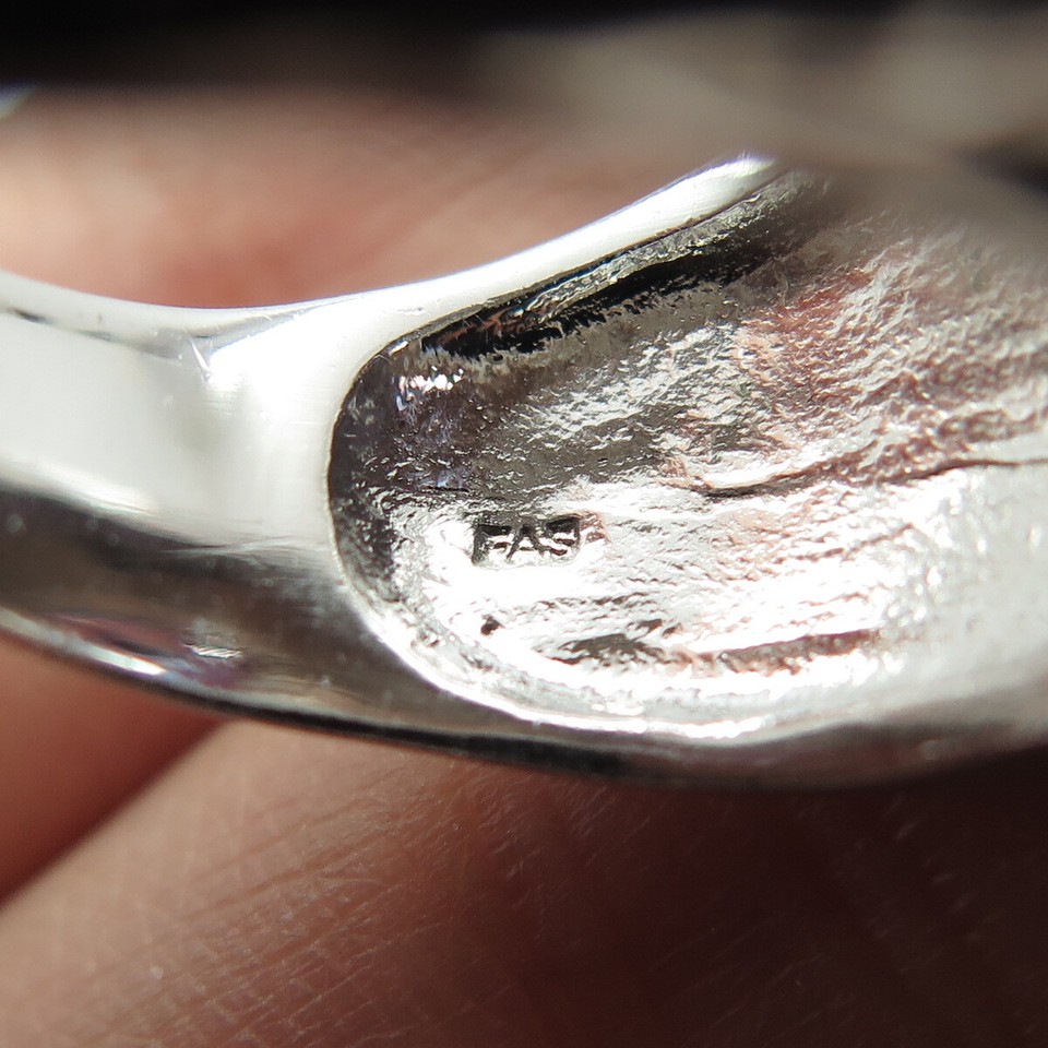 925 Sterling Silver Vintage Lavender C Z Ring Size 8.25 eBay