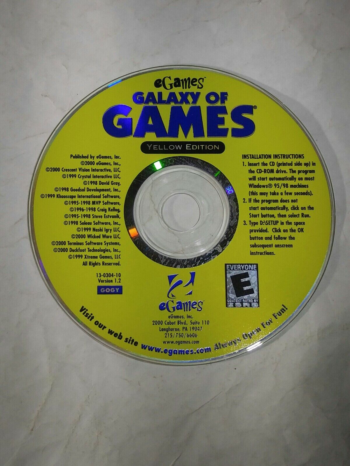 Free: Galaxy of Games Yellow Edition (eGames) - PC Games -   Auctions for Free Stuff