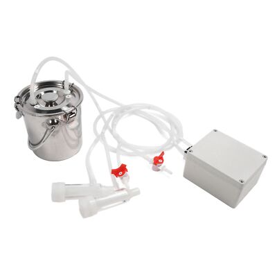 Impulse Milking Machine Battery Powered 3L 100 240V Silicone Cup Tube Electric
